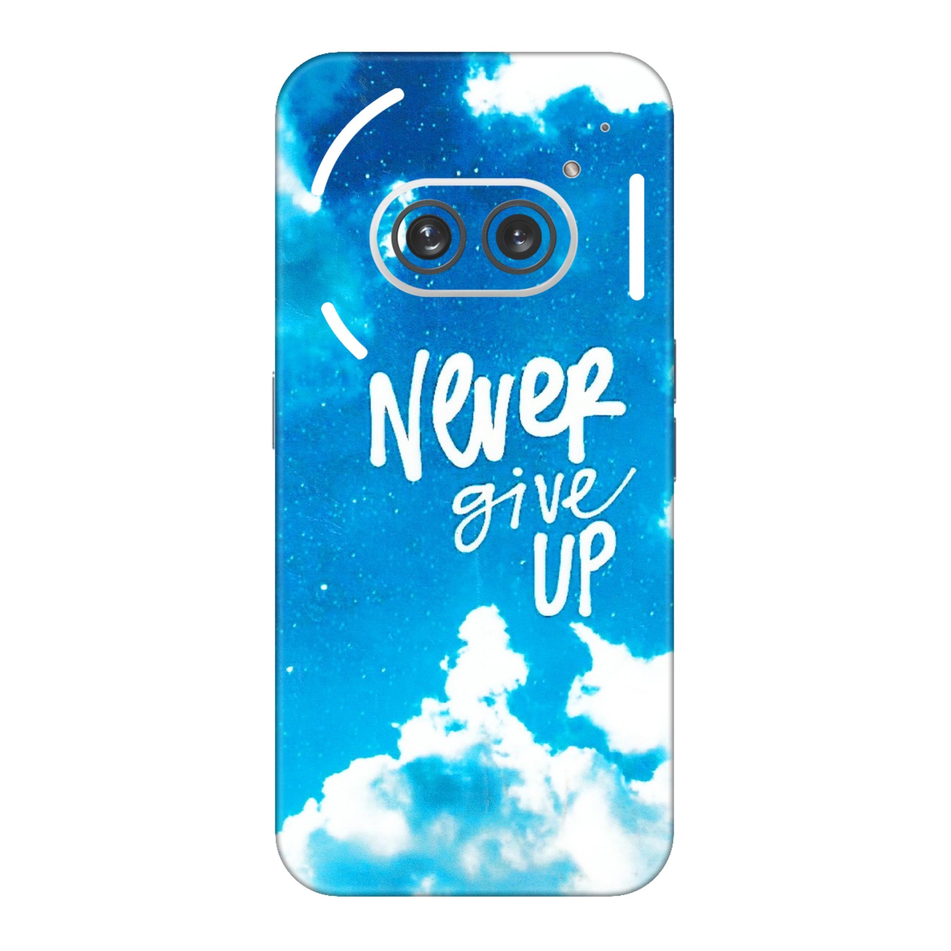 Nothing Phone Skins (All Models) - Never Give Up  Latest - 3D Embossed Finish (L-279) Nothing Phone 2A