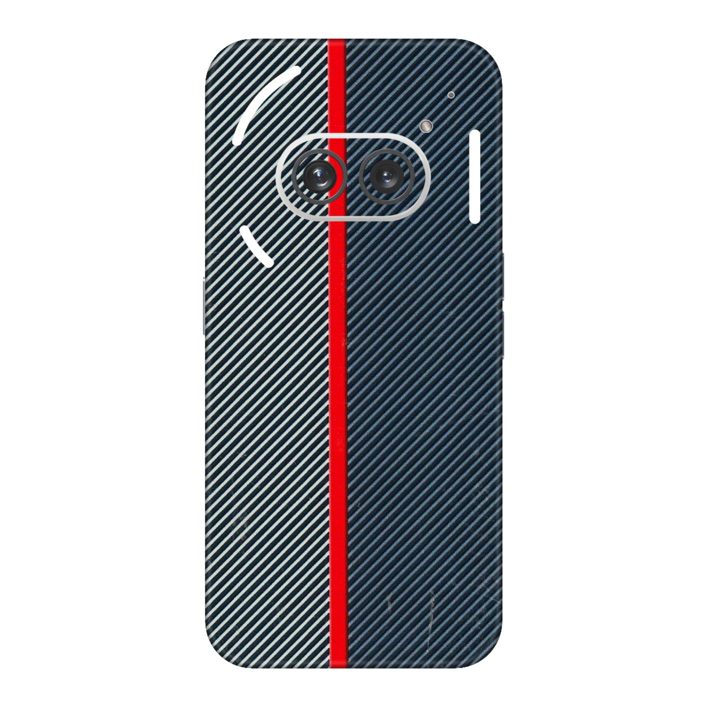 Nothing Phone Skins (All Models) - Blue Sober Lines - 3D Embossed Finish (L-305) Nothing Phone 2A