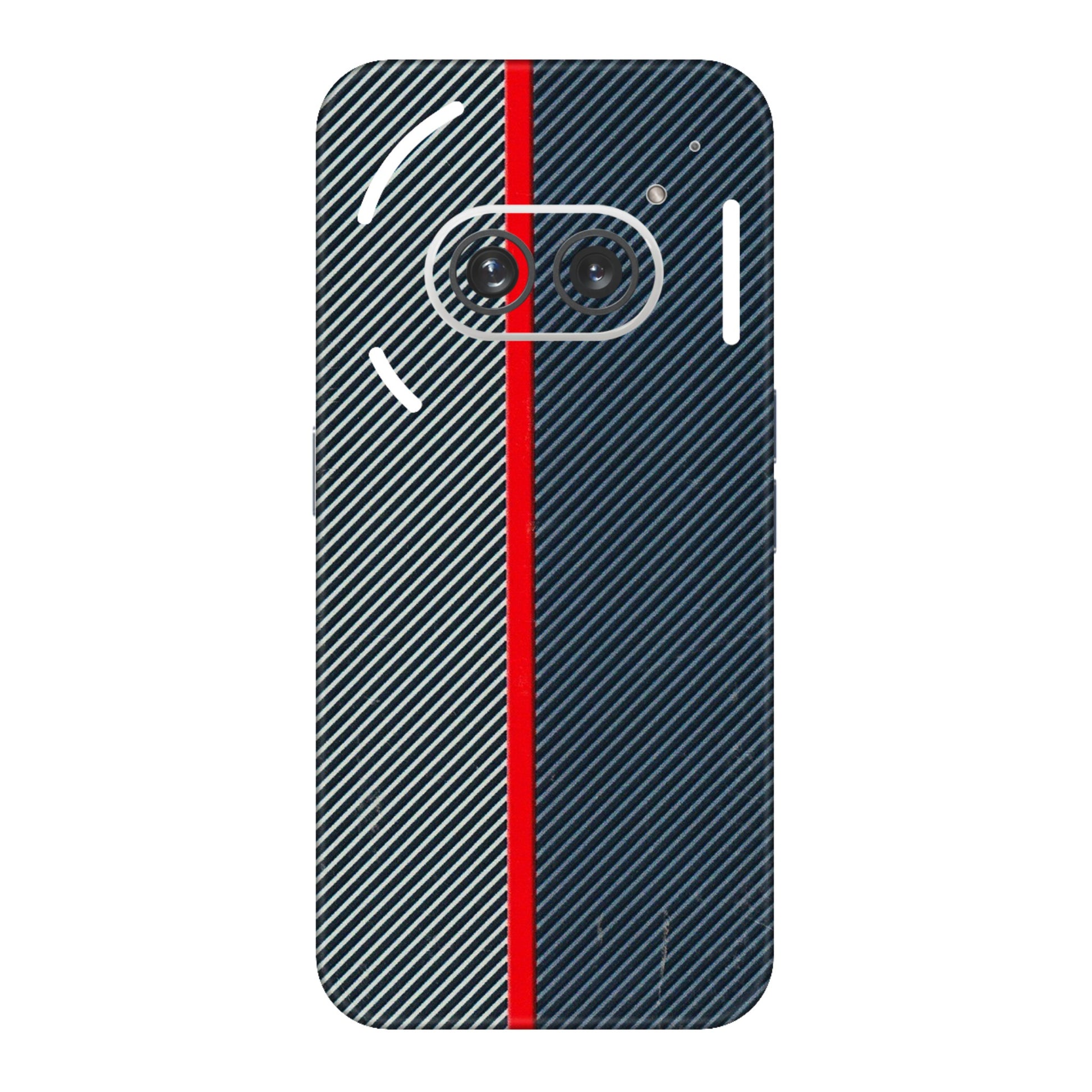 Nothing Phone Skins (All Models) - Blue Sober Lines - 3D Embossed Finish (L-305) Nothing Phone 2A