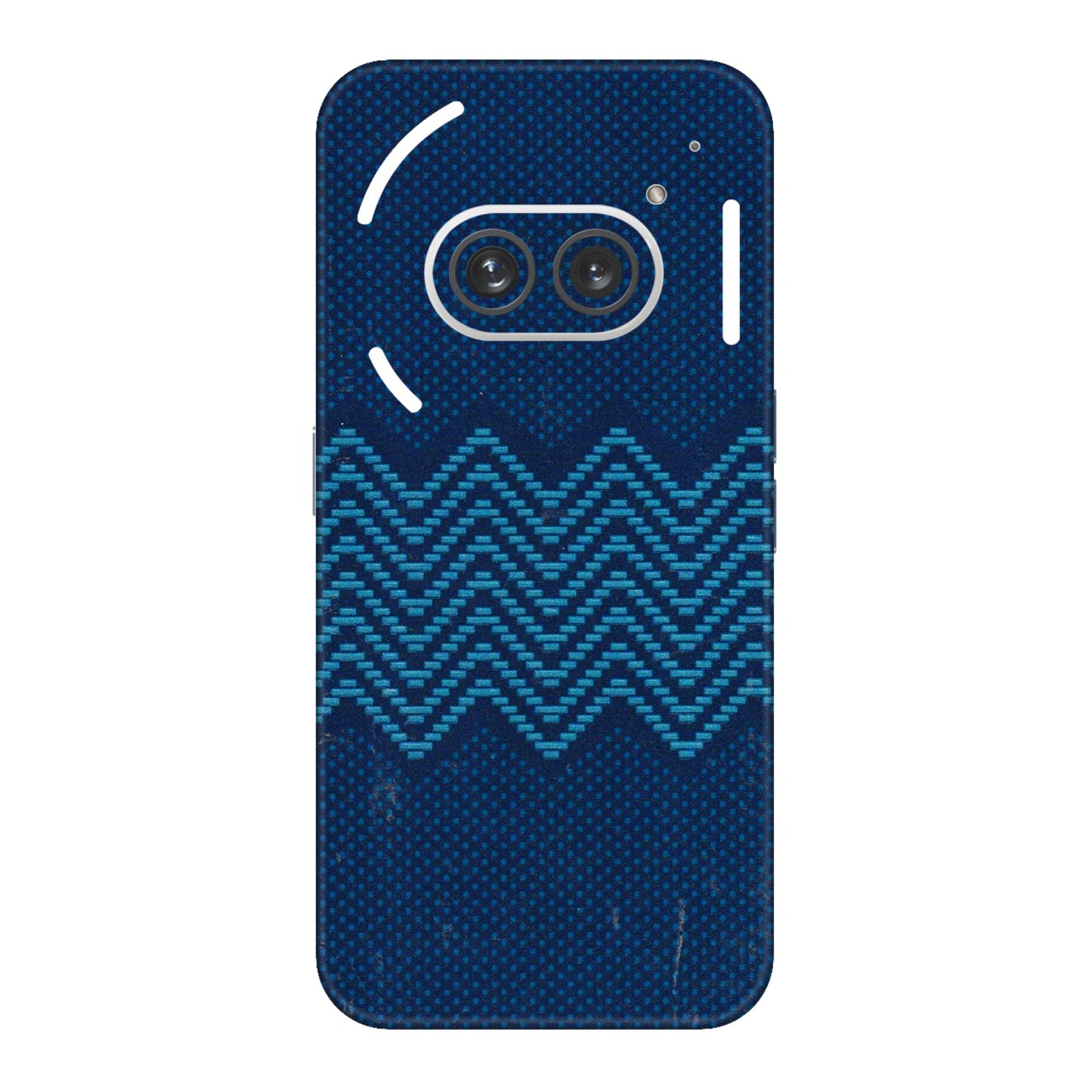 Nothing Phone Skins (All Models) - Blue Sober Waves - 3D Embossed Finish (L-306) Nothing Phone 2A
