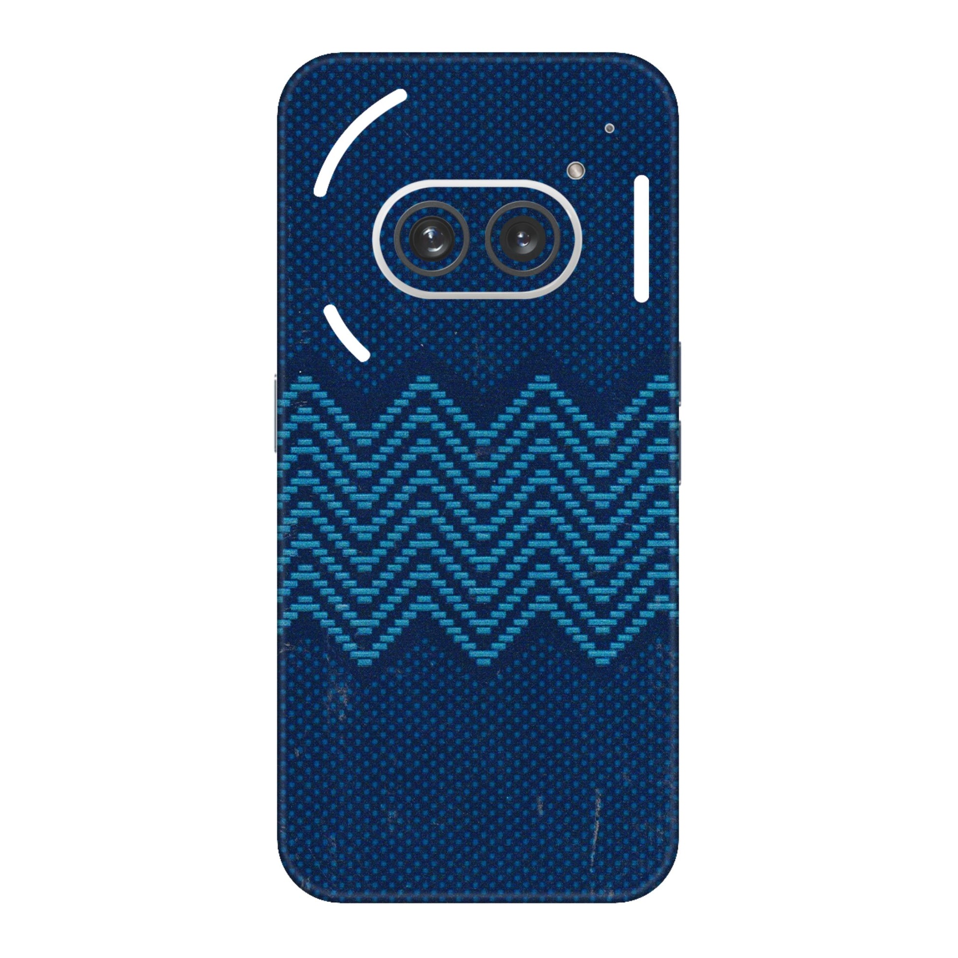 Nothing Phone Skins (All Models) - Blue Sober Waves - 3D Embossed Finish (L-306) Nothing Phone 2A