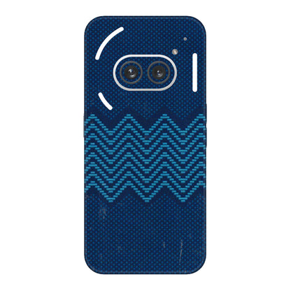 Nothing Phone Skins (All Models) - Blue Sober Waves - 3D Embossed Finish (L-306) Nothing Phone 2A