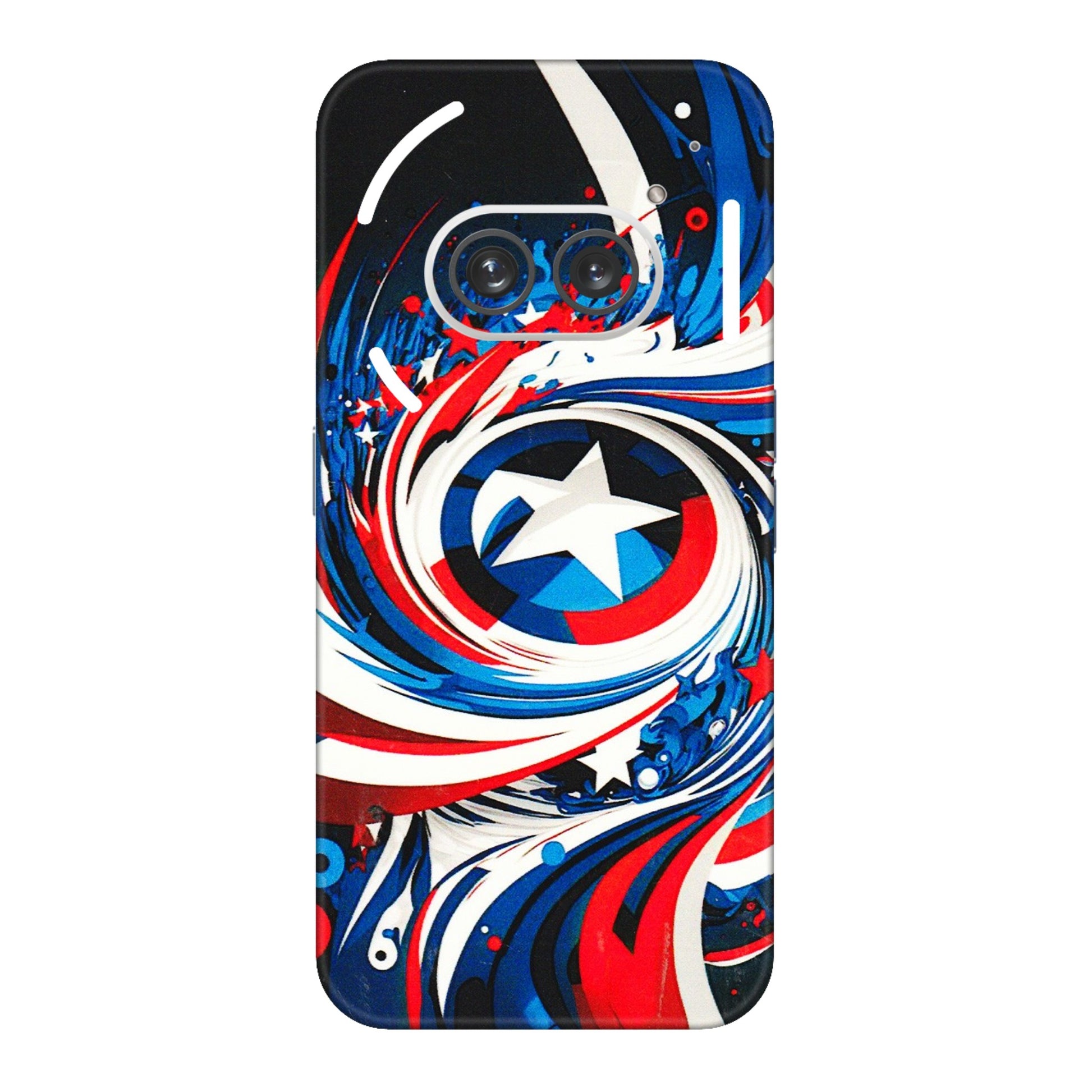 Nothing Phone Skins (All Models) - Captain America Logo - 3D Embossed Finish (L-307) Nothing Phone 2A