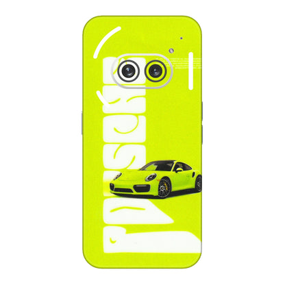 Nothing Phone Skins (All Models) - Lime Green Porche - 3D Embossed Finish (L-30) Nothing Phone 2A