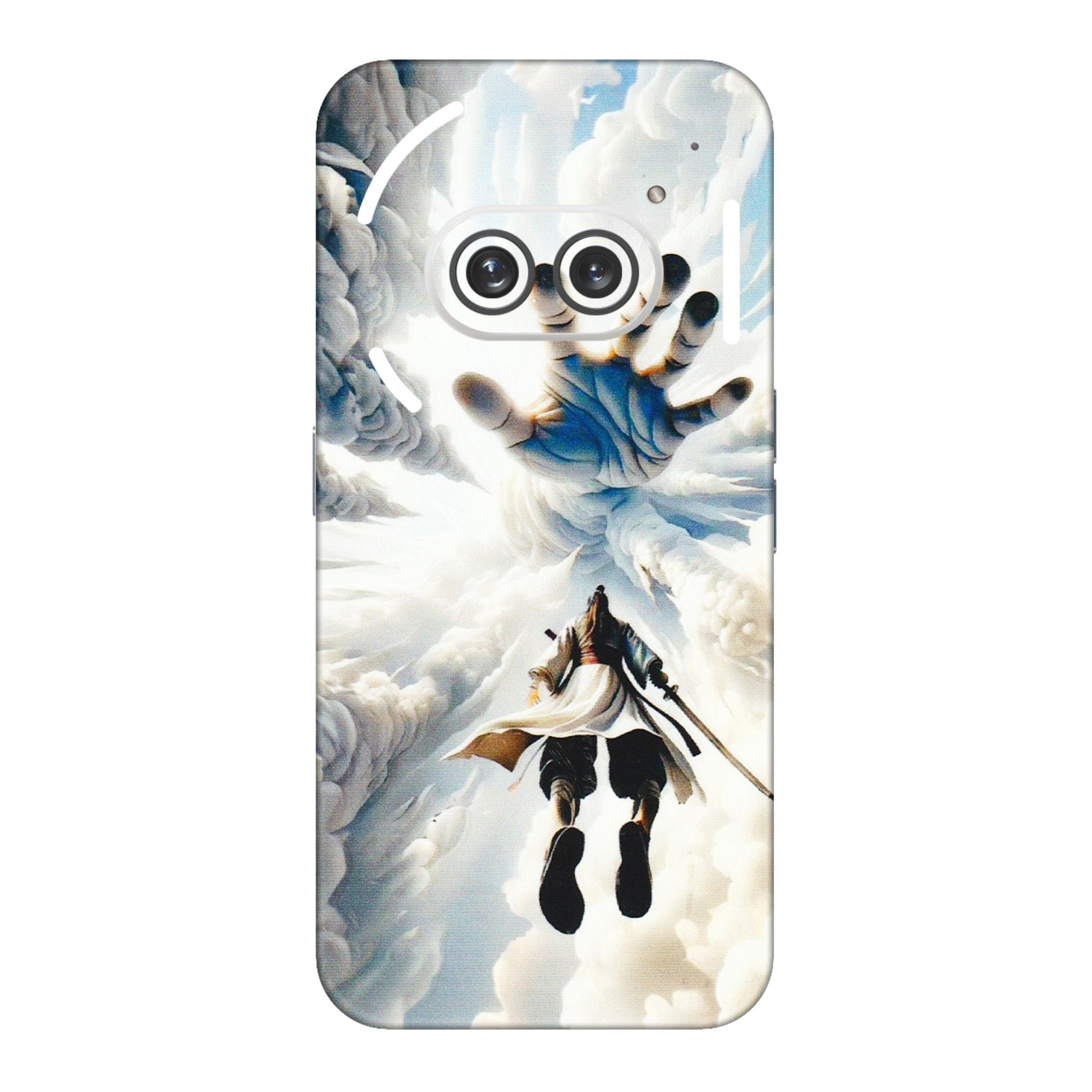 Nothing Phone Skins (All Models) - Big Hand With Monkey King - 3D Embossed Finish (L-323) Nothing Phone 2A