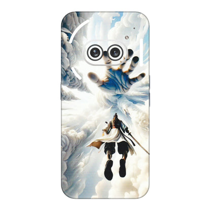 Nothing Phone Skins (All Models) - Big Hand With Monkey King - 3D Embossed Finish (L-323) Nothing Phone 2A