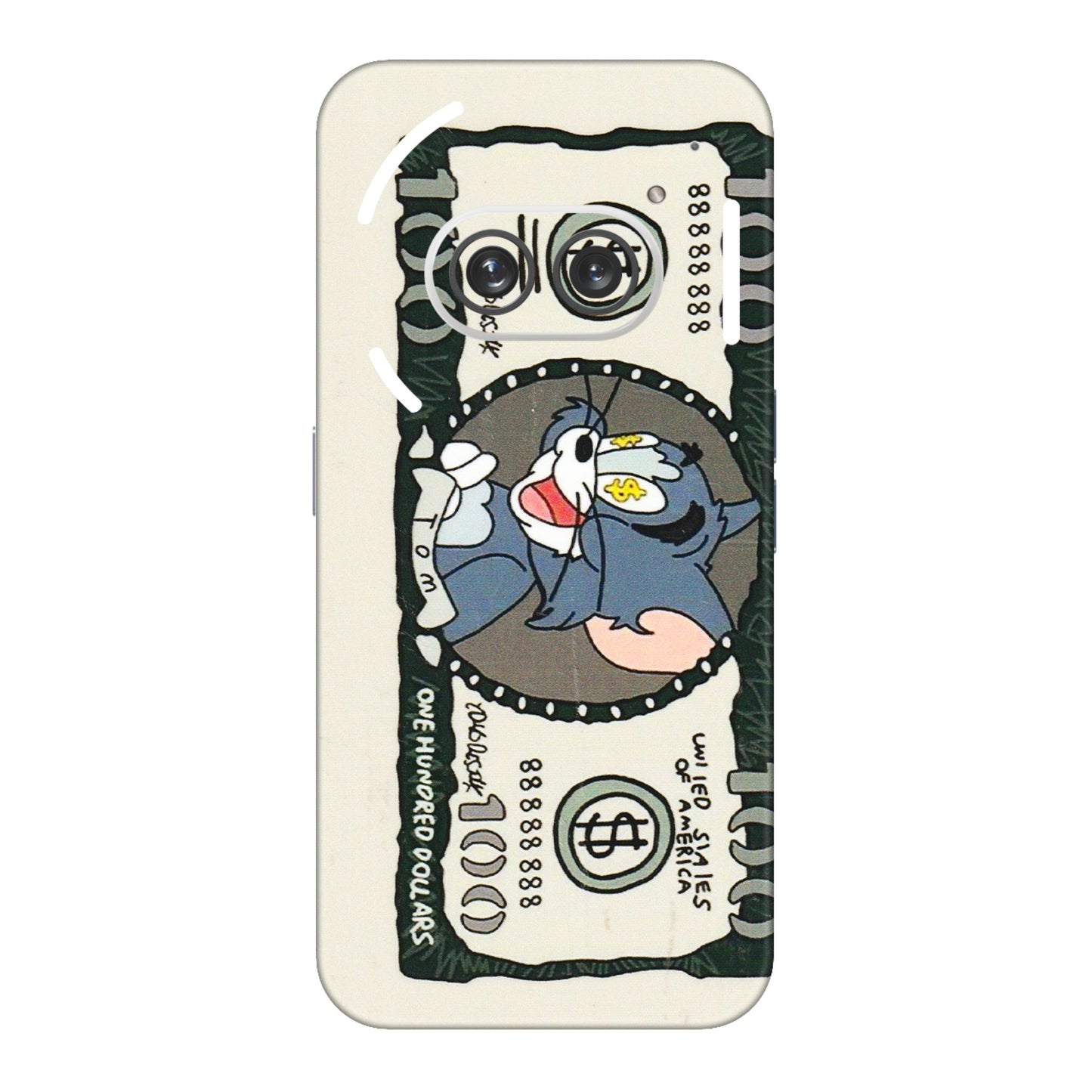 Nothing Phone Skins (All Models) - Tom Hundred Dollar - 3D Embossed Finish (L-324) Nothing Phone 2A