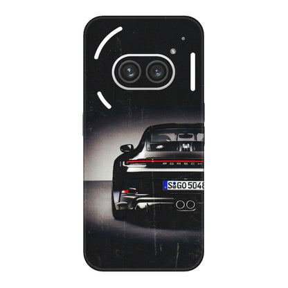 Nothing Phone Skins (All Models) - New Black Porsche GT3 - 3D Embossed Finish (L-327) Nothing Phone 2A