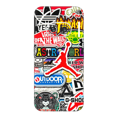 Nothing Phone Skins (All Models) - Multi Brands Sticker Graffiti - 3D Embossed Finish (L-37) Nothing Phone 2A