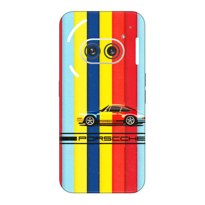 Nothing Phone Skins (All Models) - Multicolour Porche - 3D Embossed Finish (L-39) Nothing Phone 2A
