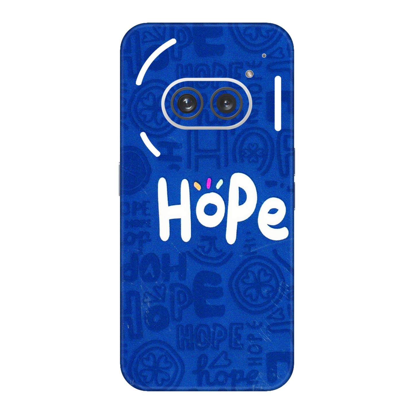 Nothing Phone Skins (All Models) - Hope Doodles Blue - 3D Embossed Finish (L-43) Nothing Phone 2A