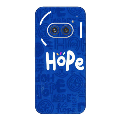 Nothing Phone Skins (All Models) - Hope Doodles Blue - 3D Embossed Finish (L-43) Nothing Phone 2A