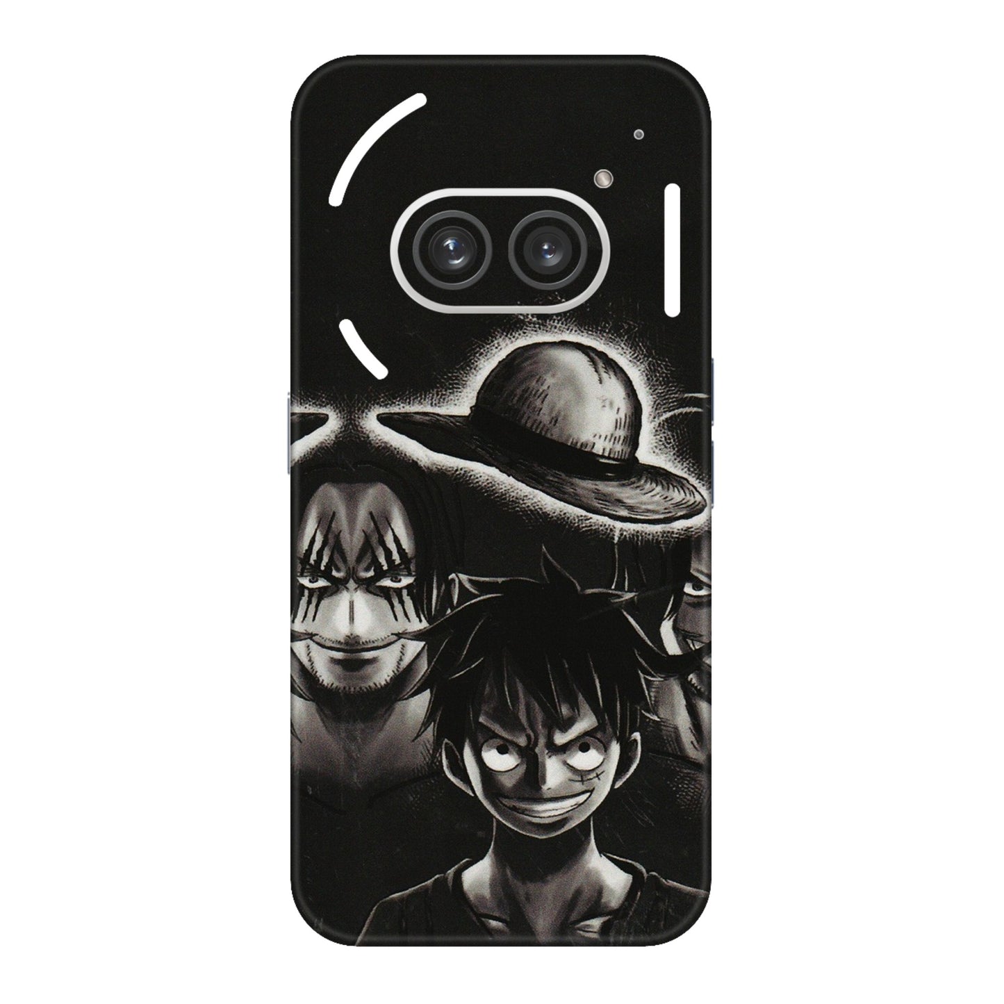 Nothing Phone Skins (All Models) - Black Luffy Hat - 3D Embossed Finish (L-57) Nothing Phone 2A