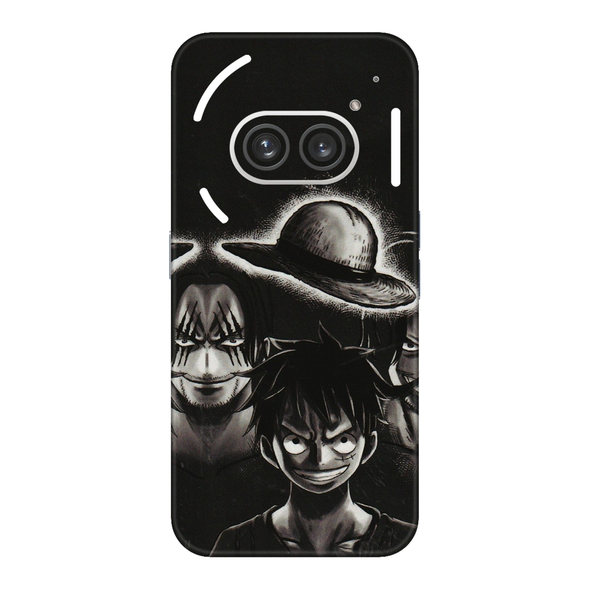 Nothing Phone Skins (All Models) - Black Luffy Hat - 3D Embossed Finish (L-57) Nothing Phone 2A