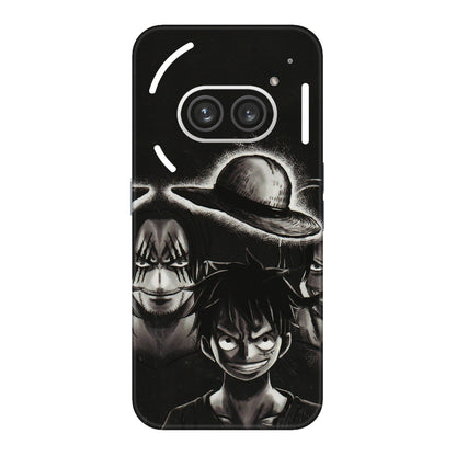 Nothing Phone Skins (All Models) - Black Luffy Hat - 3D Embossed Finish (L-57) Nothing Phone 2A