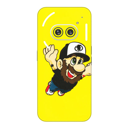 Nothing Phone Skins (All Models) - Flying Beardo - 3D Embossed Finish (L-60) Nothing Phone 2A