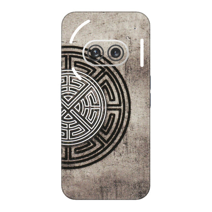 Nothing Phone Skins (All Models) - Mysterious Circular Design - 3D Embossed Finish (L-63) Nothing Phone 2A