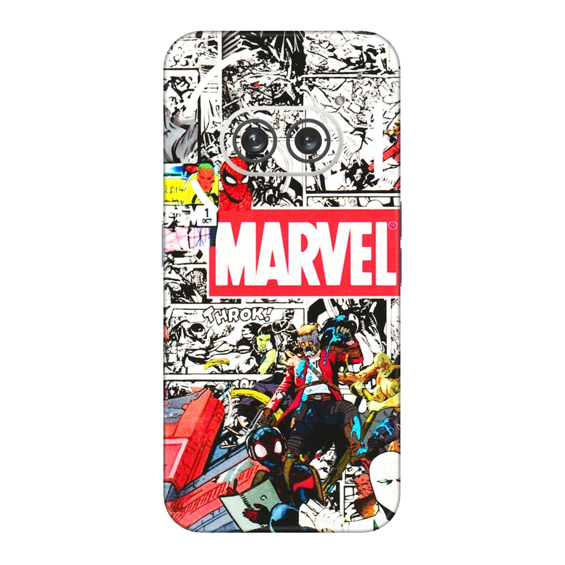 Nothing Phone Skins (All Models) - Marvel Colorful Comic - 3D Embossed Finish (L-64) Nothing Phone 2A
