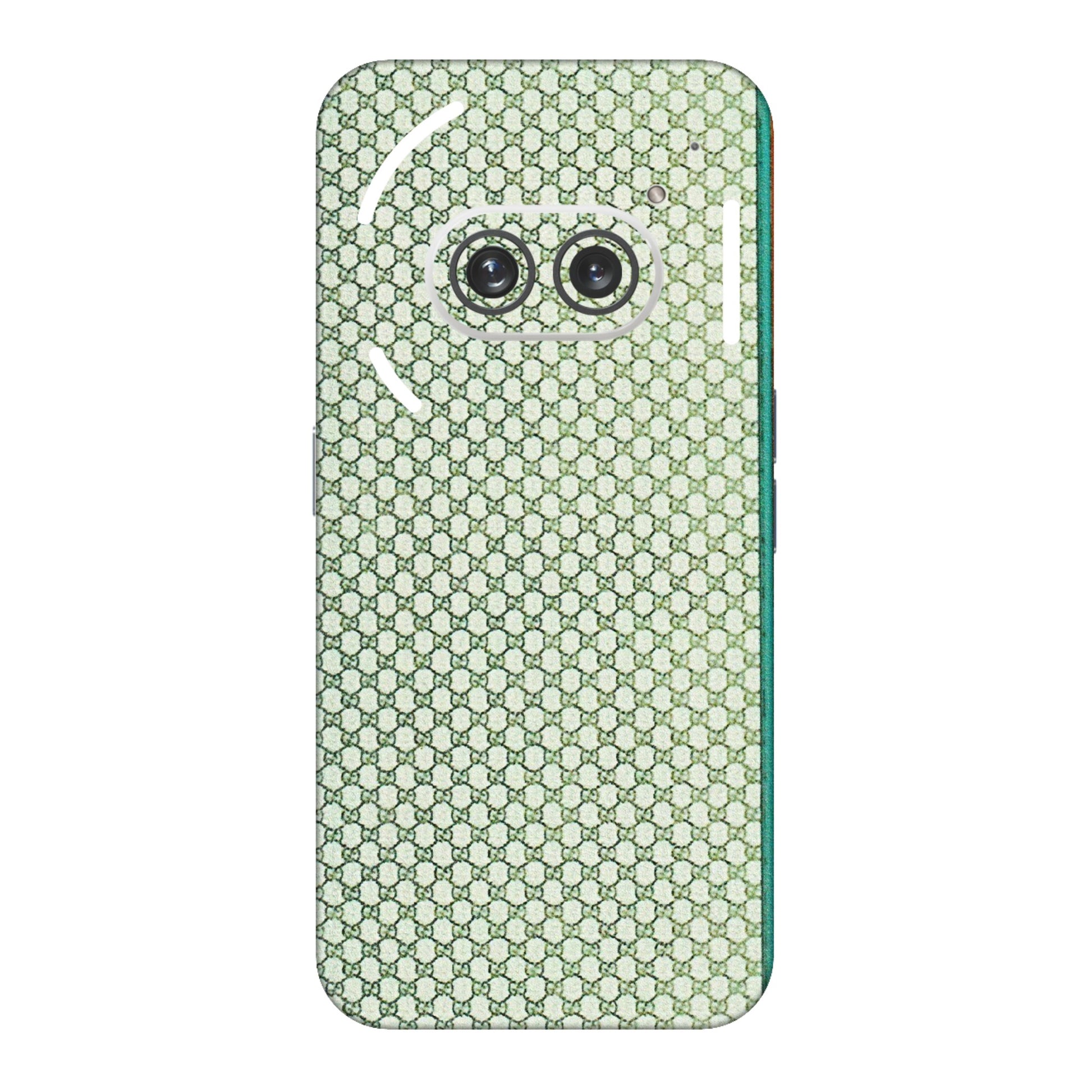 Nothing Phone Skins (All Models) - Gucci Fabric Pattern - 3D Embossed Finish (L-73) Nothing Phone 2A