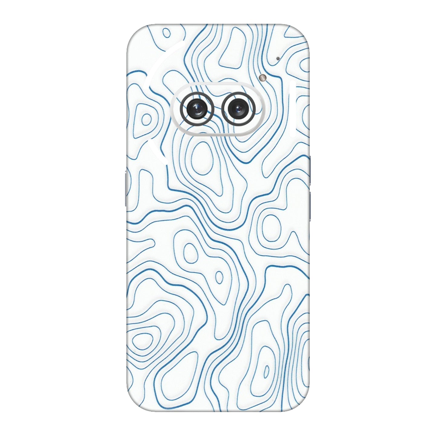 Nothing Phone Skins (All Models) - Blue And White Swirls - Matte Finish (M-139) Nothing Phone 2A