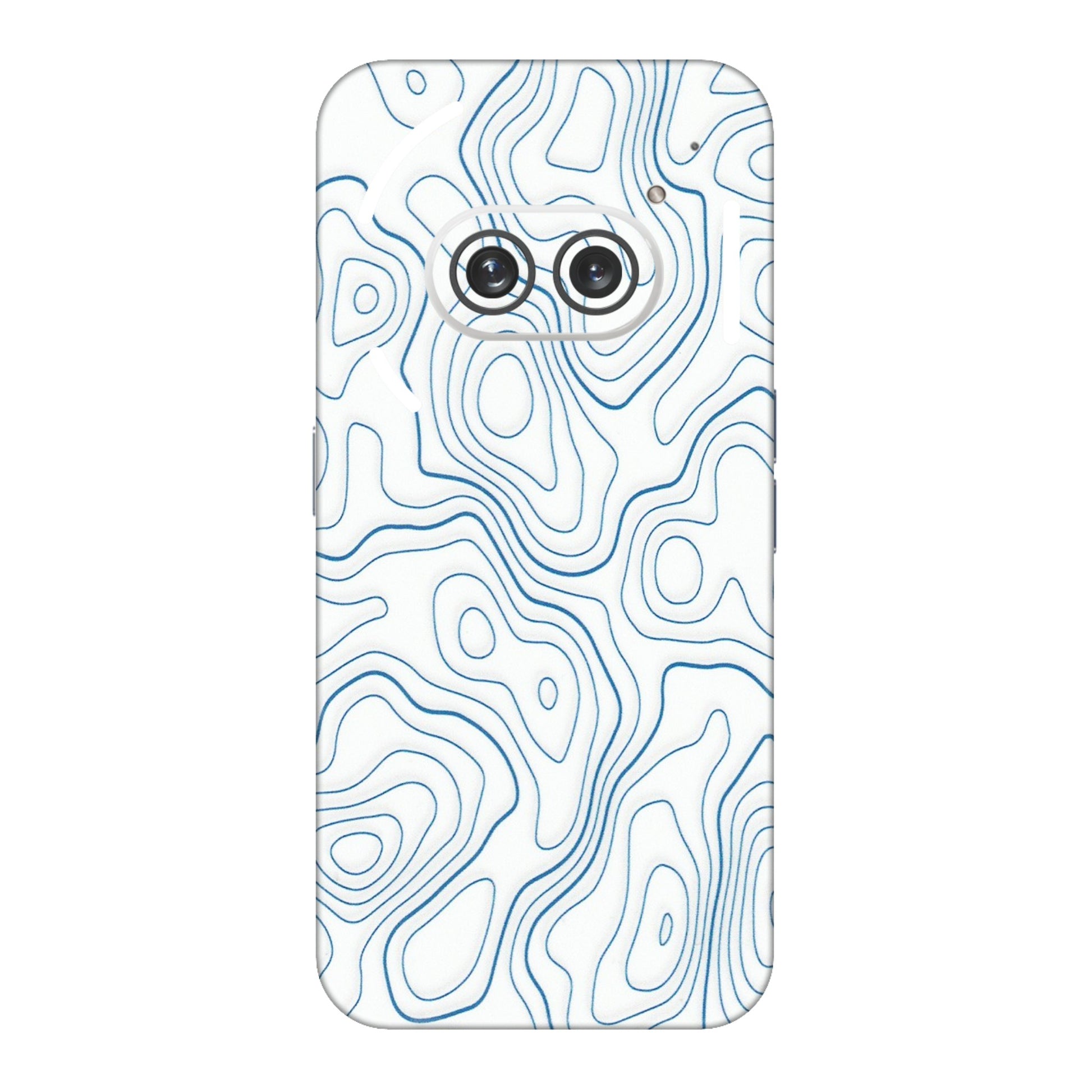Nothing Phone Skins (All Models) - Blue And White Swirls - Matte Finish (M-139) Nothing Phone 2A