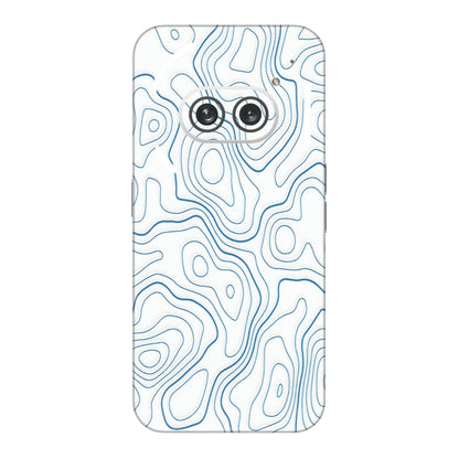 Nothing Phone Skins (All Models) - Blue And White Swirls - Matte Finish (M-139) Nothing Phone 2A