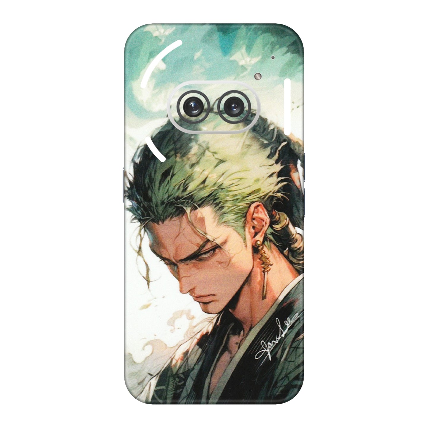 Nothing Phone Skins (All Models) - New Roronoa Zoro One Picece Anime - Matte Finish (M-140) Nothing Phone 2A