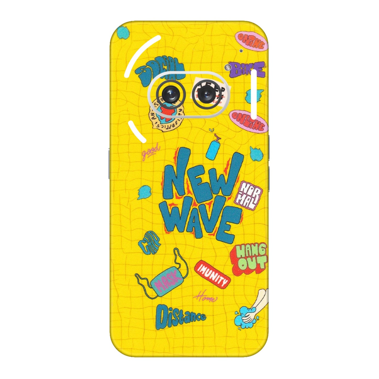 Nothing Phone Skins (All Models) - New Wave Life - Matte Finish (M-17) Nothing Phone 2A