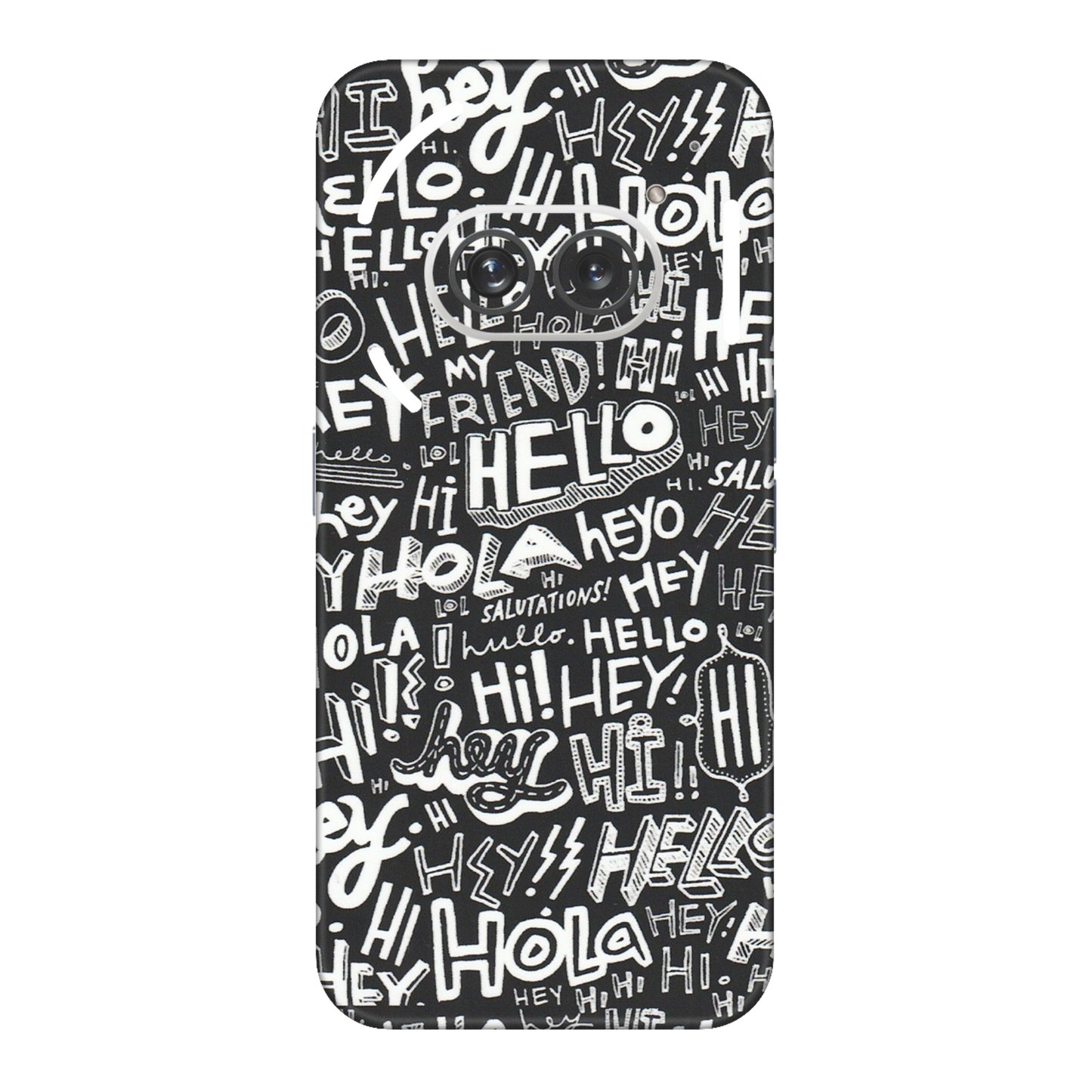 Nothing Phone Skins (All Models) - Hi Hello Doodles - Matte Finish (M-25) Nothing Phone 2A