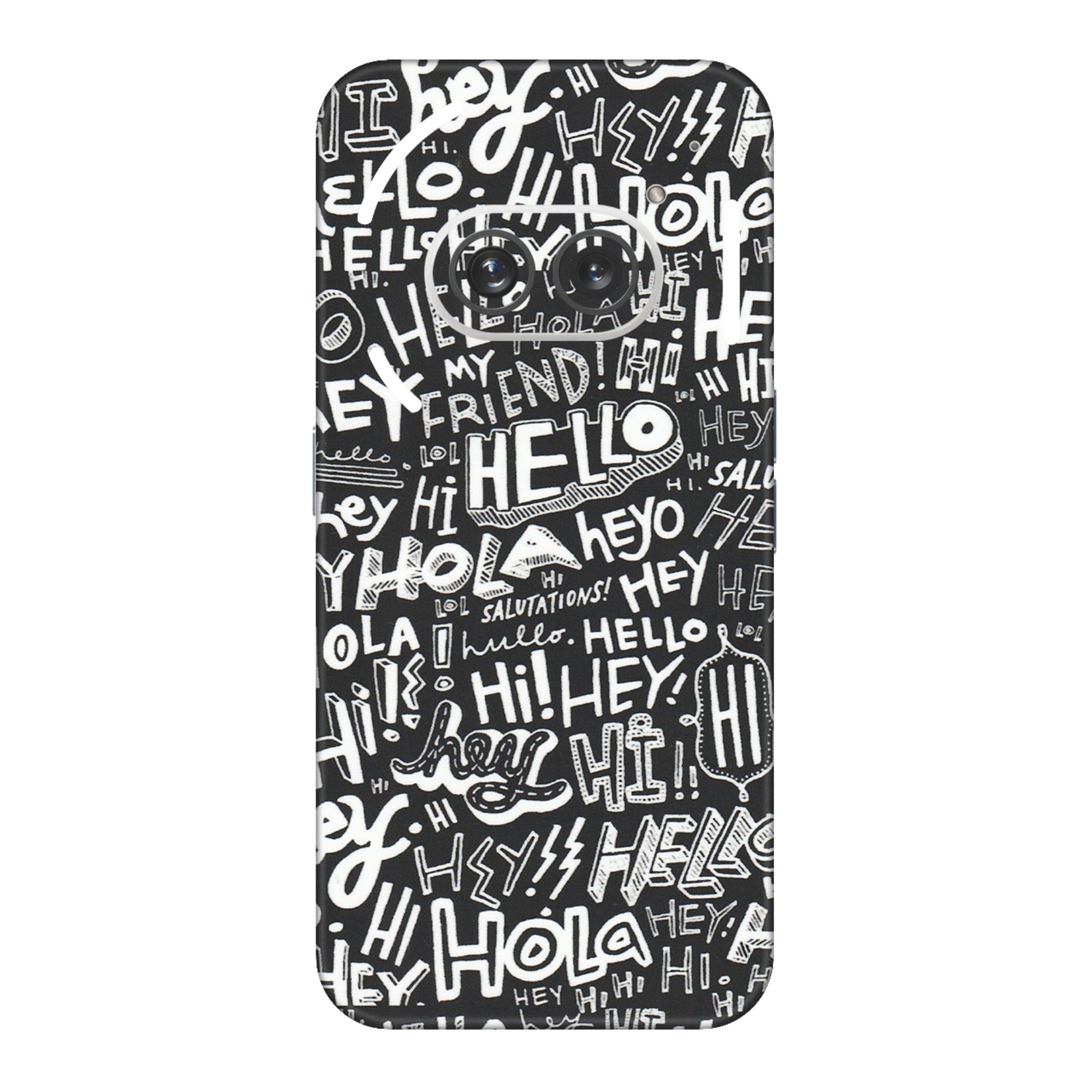 Nothing Phone Skins (All Models) - Hi Hello Doodles - Matte Finish (M-25) Nothing Phone 2A