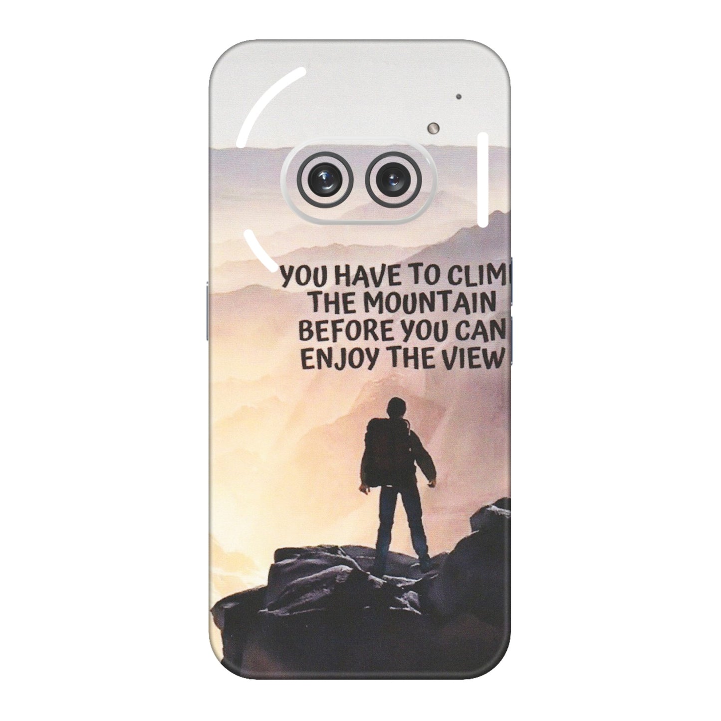 Nothing Phone Skins (All Models) - Motivational Hiking Mountain - Matte Finish (M-28) Nothing Phone 2A