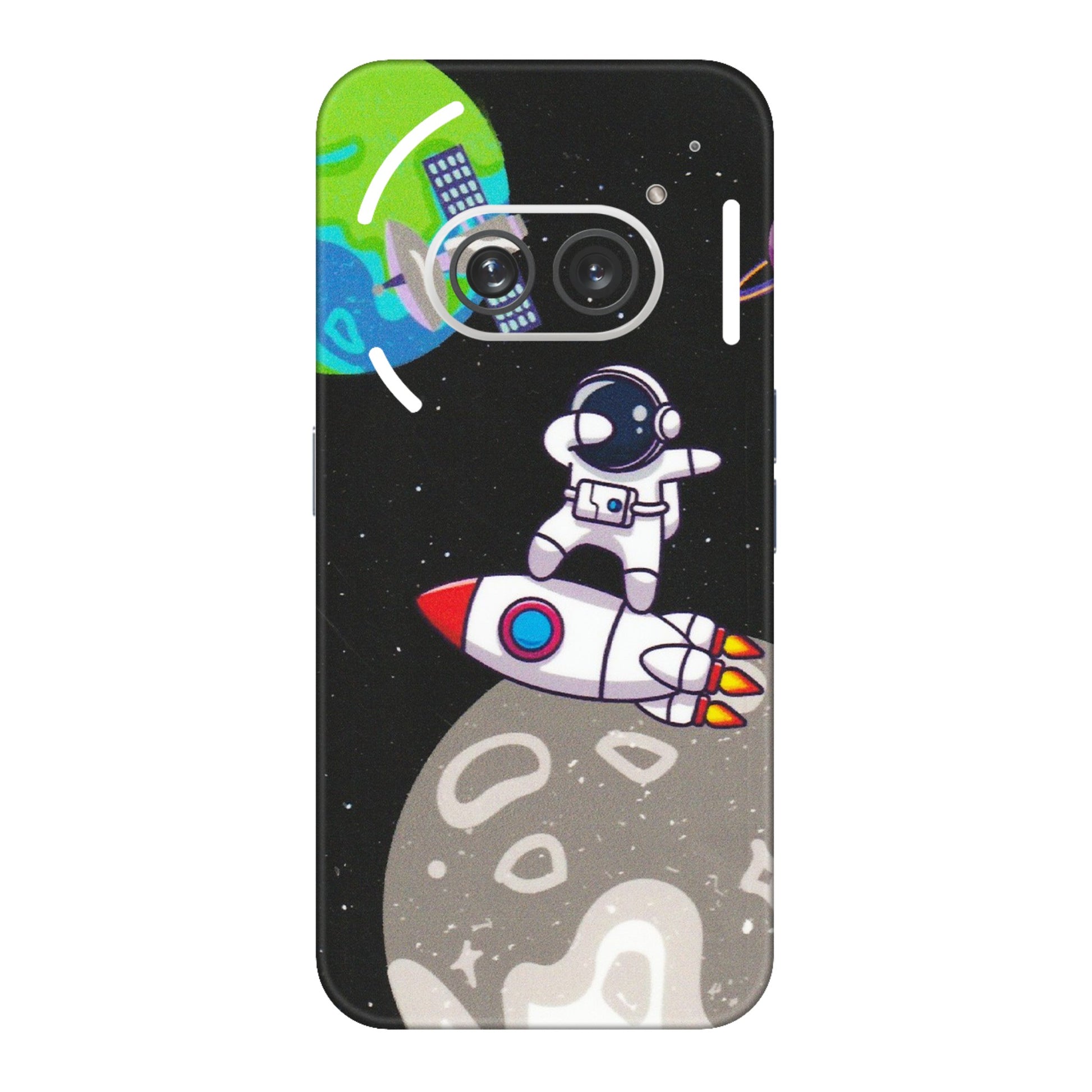 Nothing Phone Skins (All Models) - Astronaut Vibing Toon Running - Matte Finish (M-39) Nothing Phone 2A