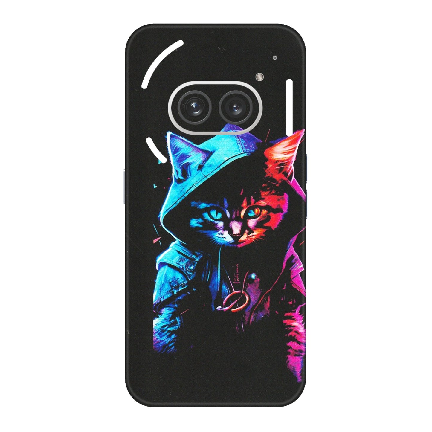 Nothing Phone Skins (All Models) - Cyberpunk Cat - Matte Finish (M-45) Nothing Phone 2A