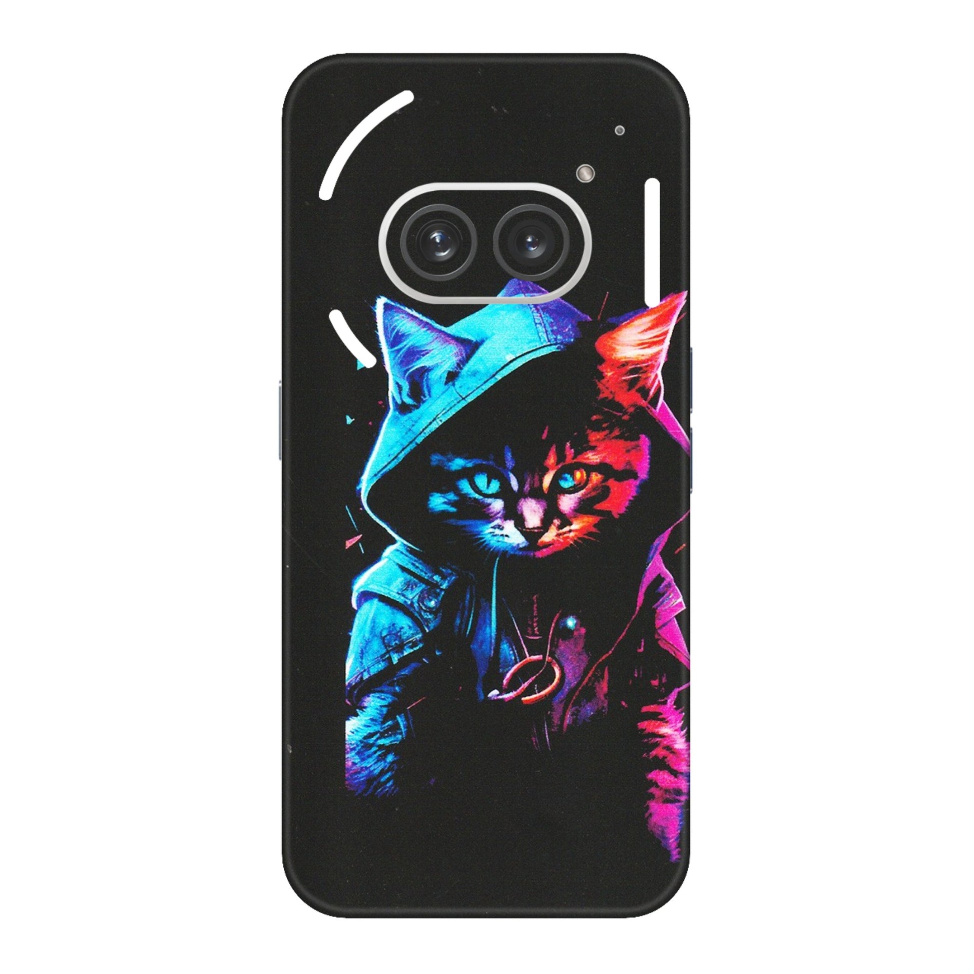 Nothing Phone Skins (All Models) - Cyberpunk Cat - Matte Finish (M-45) Nothing Phone 2A