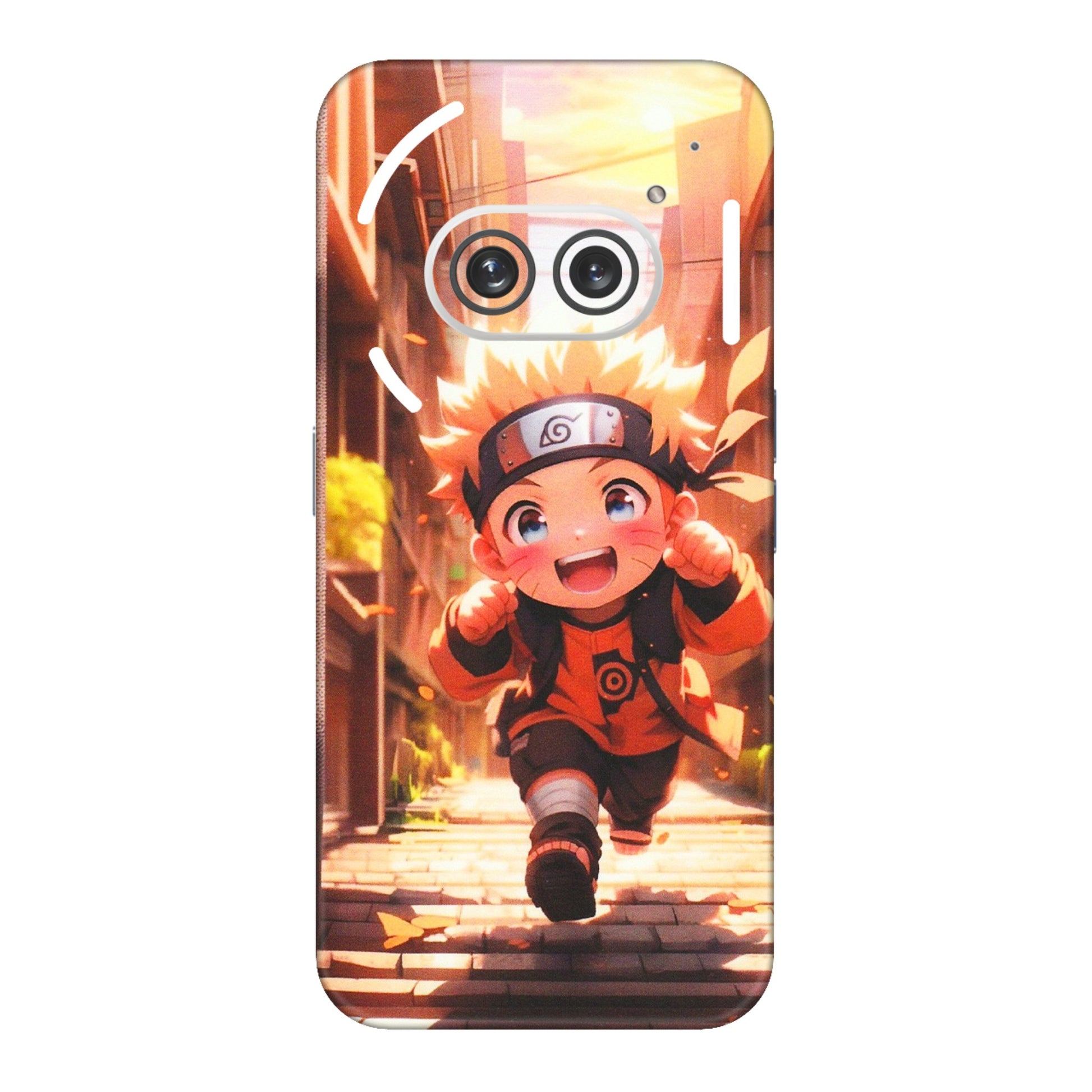 Nothing Phone Skins (All Models) - Naruto Cute Toon Running - Matte Finish (M-04) Nothing Phone 2A