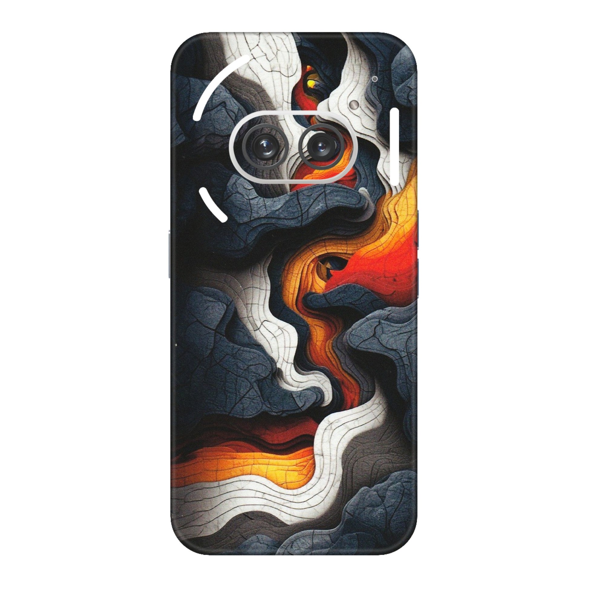 Nothing Phone Skins (All Models) - Abstract Volcanic Layers - Matte Finish (M-52) Nothing Phone 2A
