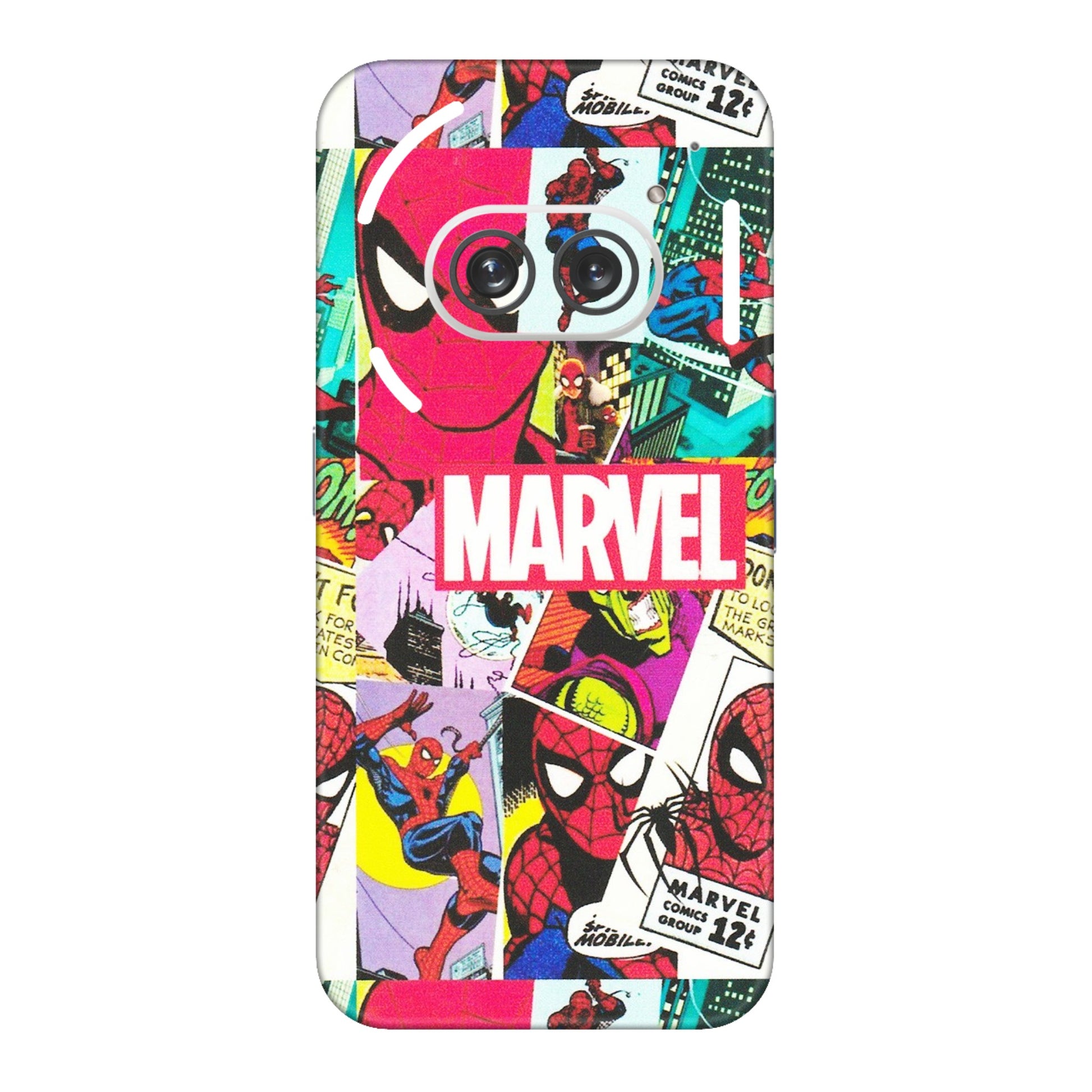 Nothing Phone Skins (All Models) - Marvel Comic Spiderman Grafitti - Matte Finish (M-72) Nothing Phone 2A