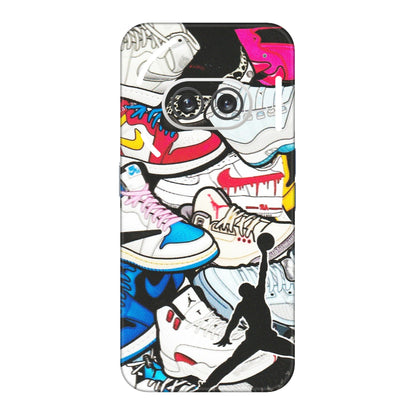 Nothing Phone Skins (All Models) - Jordan Sneakers Fan - Matte Finish (M-80) Nothing Phone 2A