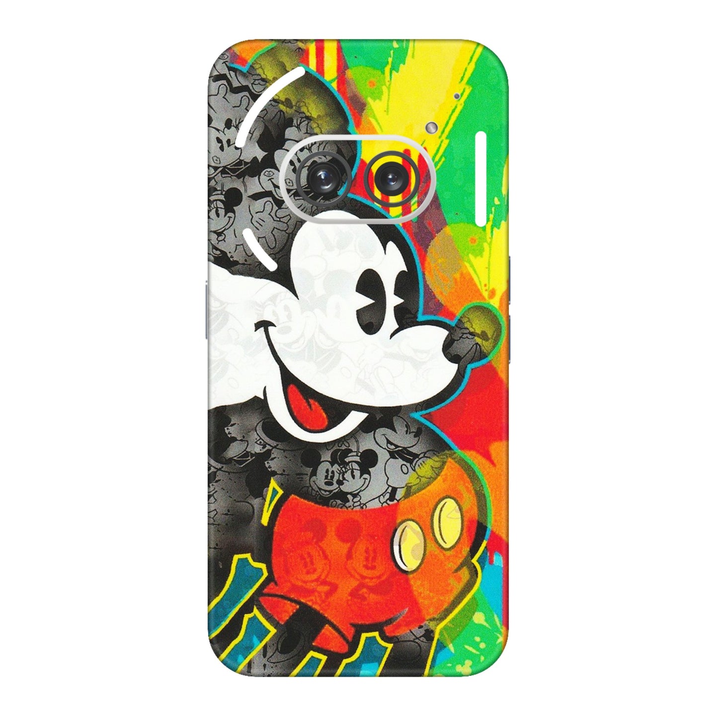 Nothing Phone Skins (All Models) - Multiple Mickey With Colourful Texture - Matte Finish (M-84) Nothing Phone 2A
