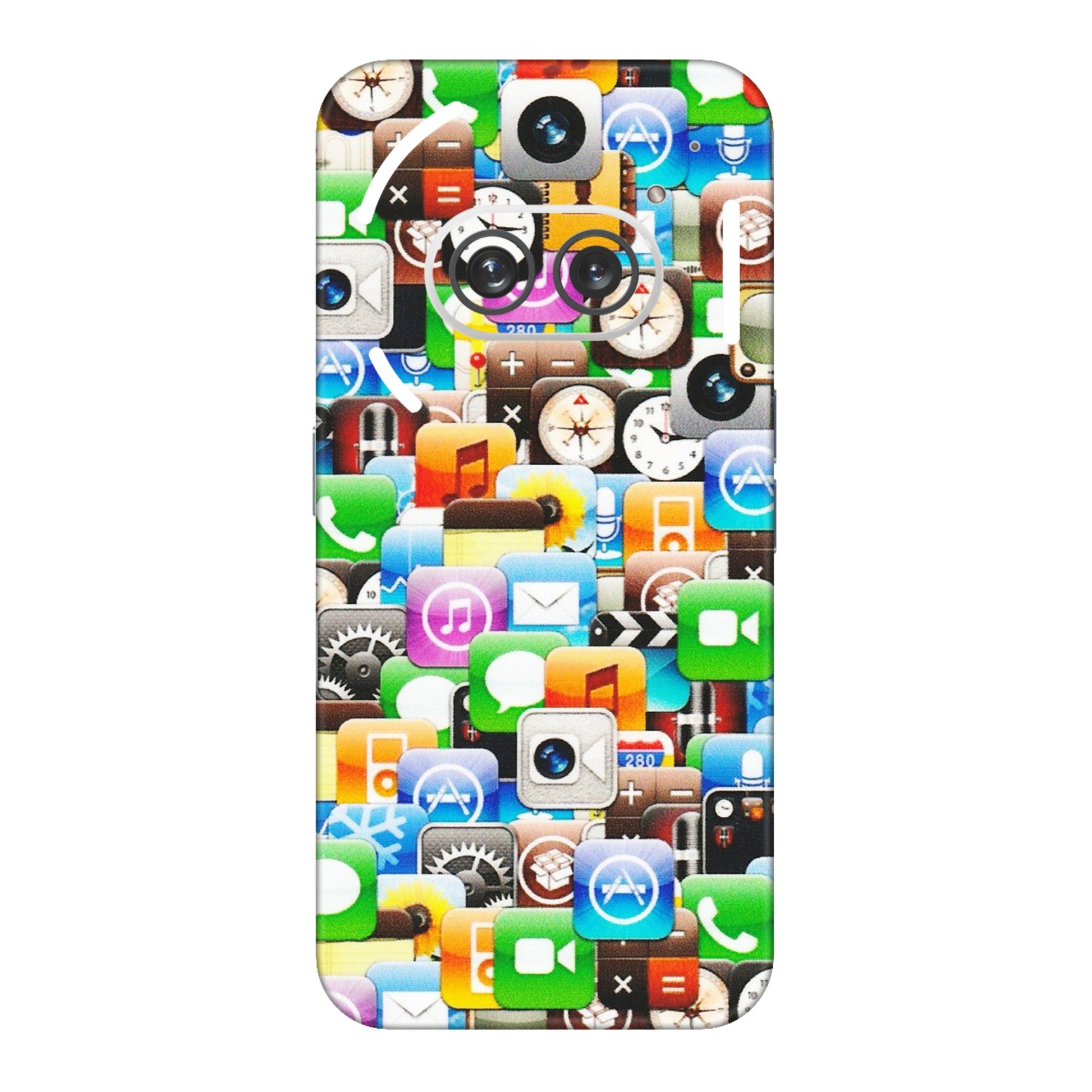 Nothing Phone Skins (All Models) - All Apple Icons - Matte Finish (M-93) Nothing Phone 2A