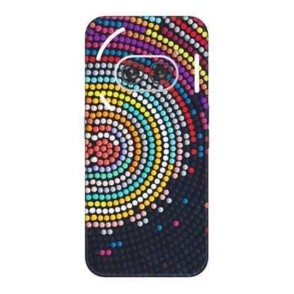 Nothing Phone Skins (All Models) - Rainbow Dot Mandala - Matte Finish (M-97) Nothing Phone 2A