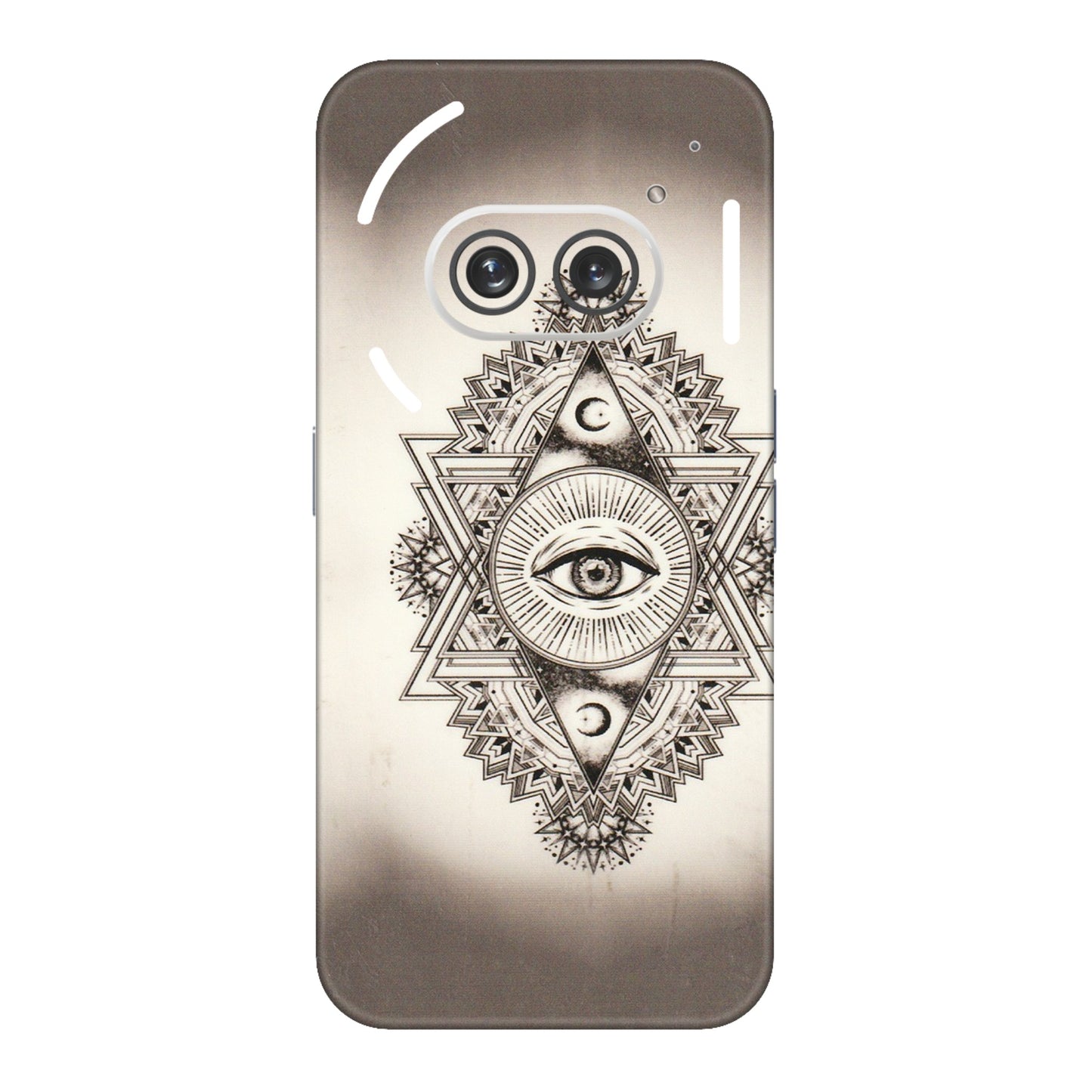 Nothing Phone Skins (All Models) - Tranzy Series Illuminati Great Eye - Transparent Finish (T-14) Nothing Phone 2A