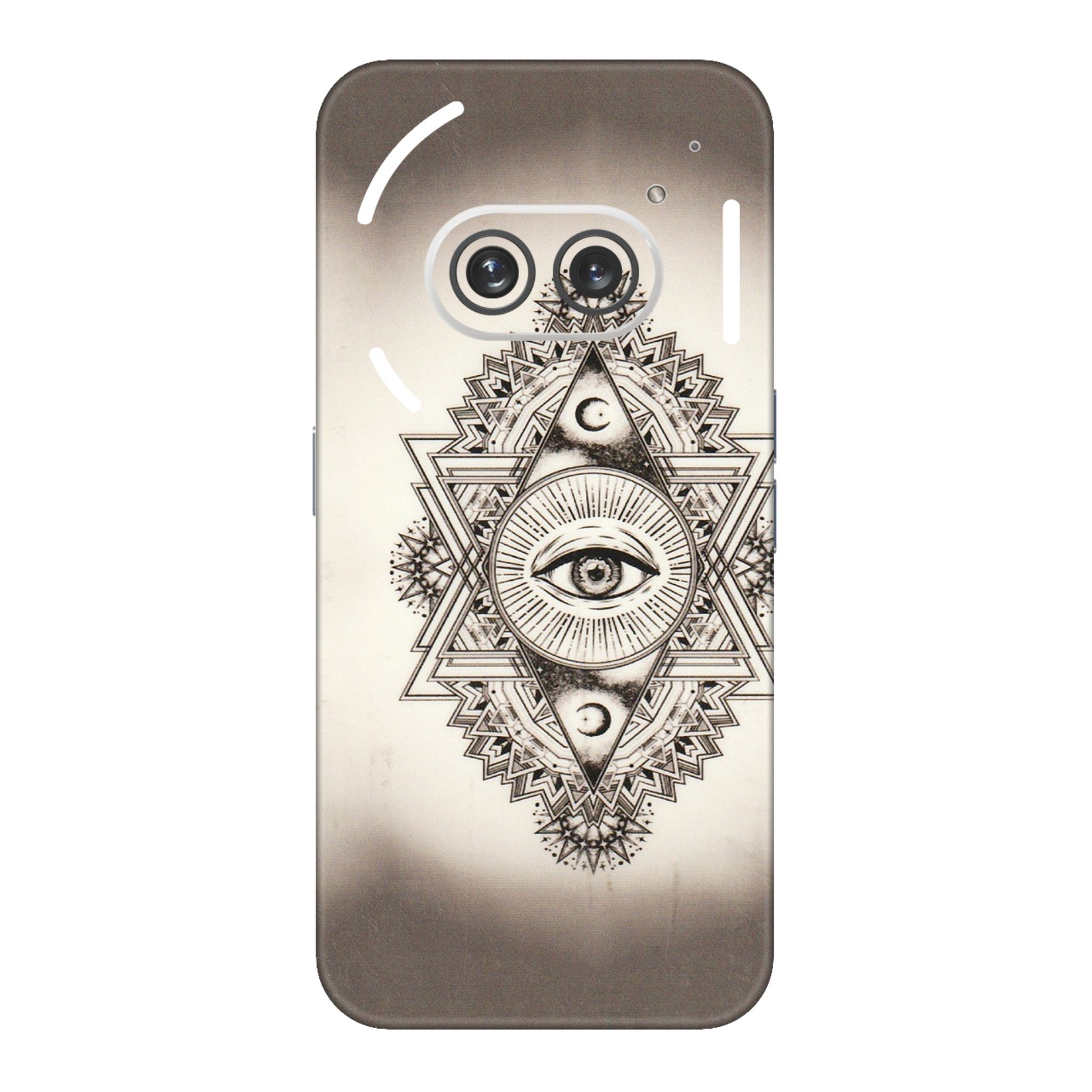 Nothing Phone Skins (All Models) - Tranzy Series Illuminati Great Eye - Transparent Finish (T-14) Nothing Phone 2A
