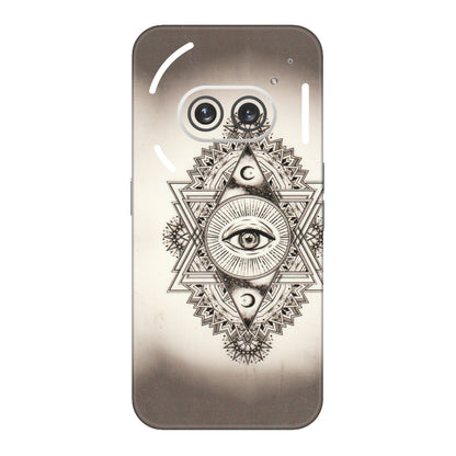 Nothing Phone Skins (All Models) - Tranzy Series Illuminati Great Eye - Transparent Finish (T-14) Nothing Phone 2A