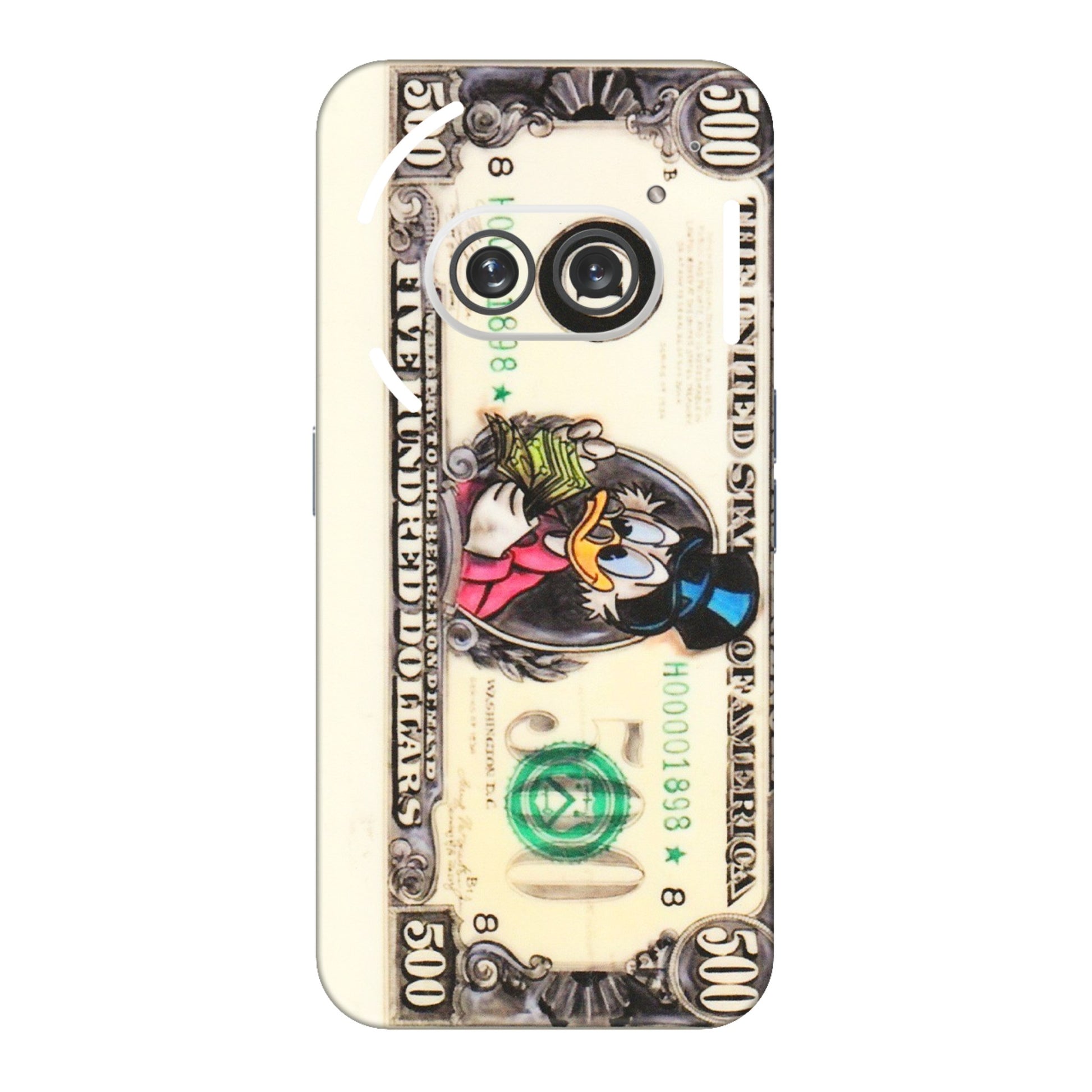 Nothing Phone Skins (All Models) - Tranzy Series Five Hundred Dollar Duck - Transparent Finish (T-15) Nothing Phone 2A