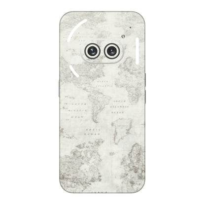 Nothing Phone Skins (All Models) - Tranzy Series World Travel Map - Transparent Finish (T-4) Nothing Phone 2A