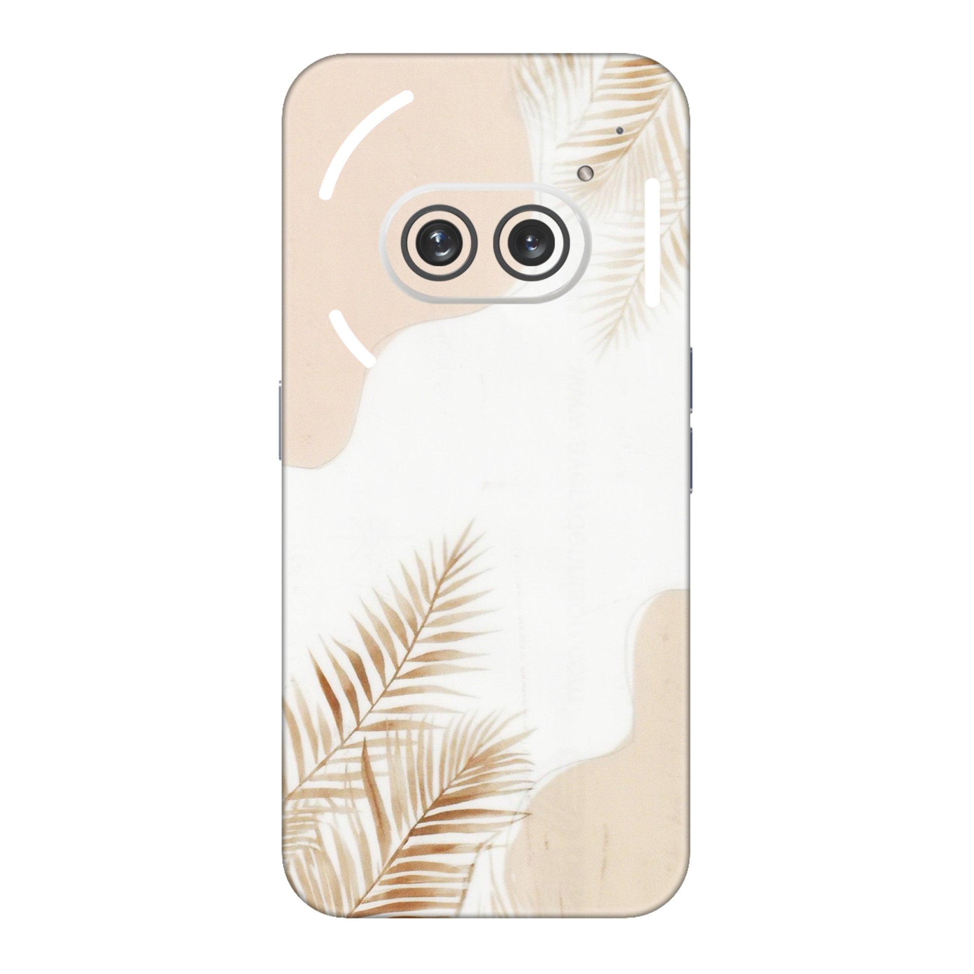 Nothing Phone Skins (All Models) - Tranzy Series Gold Petals Abstract - Transparent Finish (T-8) Nothing Phone 2A
