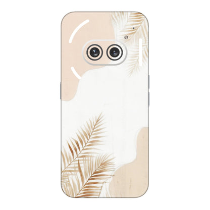 Nothing Phone Skins (All Models) - Tranzy Series Gold Petals Abstract - Transparent Finish (T-8) Nothing Phone 2A