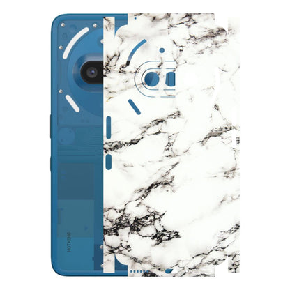Nothing Phone Skins (All Models) - Black and White Marble Texture - 3D Embossed Finish (L-124) Nothing Phone 3A