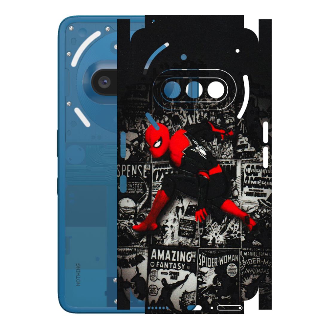 Nothing Phone Skins (All Models) - SpiderMan New - 3D Embossed Finish (L-162) Nothing Phone 3A